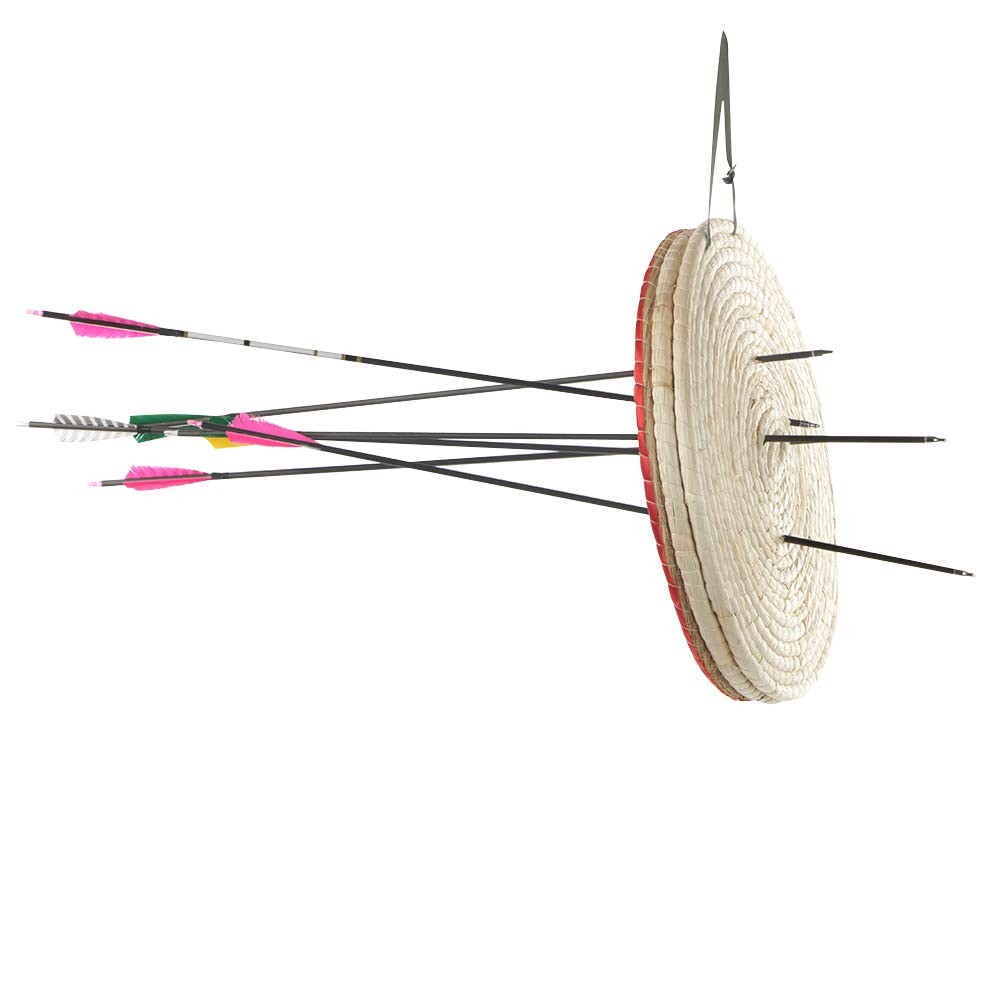 Archery Target 3 Layers 20 inch Traditional Solid Straw Archery Target 2.3 in...