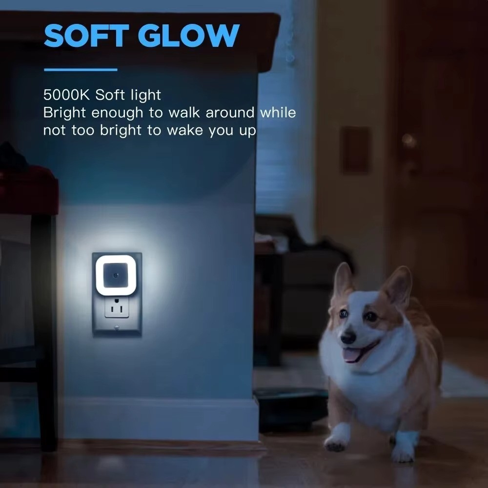 1PC Intelligent LED Induction Night Light Automatically Lights Up Creative