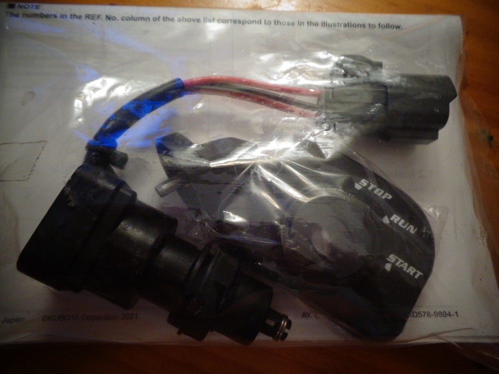 KUBOTA: KEYLESS START SWITCH K72283