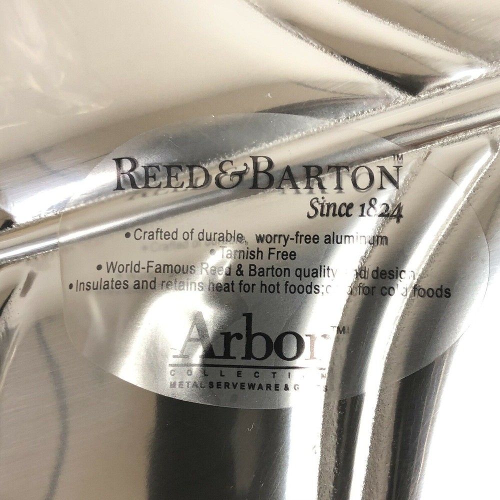 Reed & Barton Arbor Collection Hawthorn Leaf Platter Medium 12" New