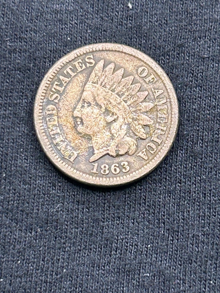 1863 INDIAN HEAD CENT