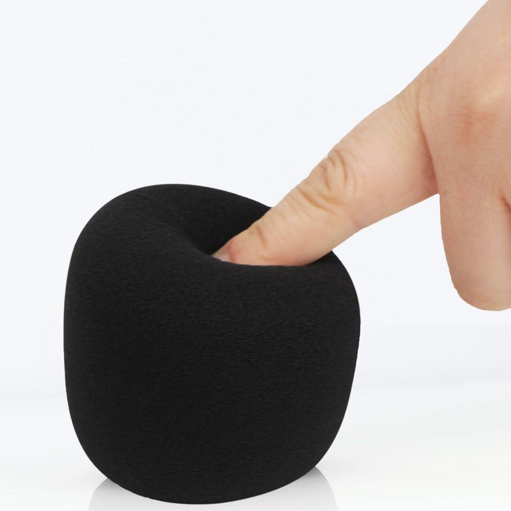 2 Pack Foam Mic Cover Handheld Microphone Windscreen