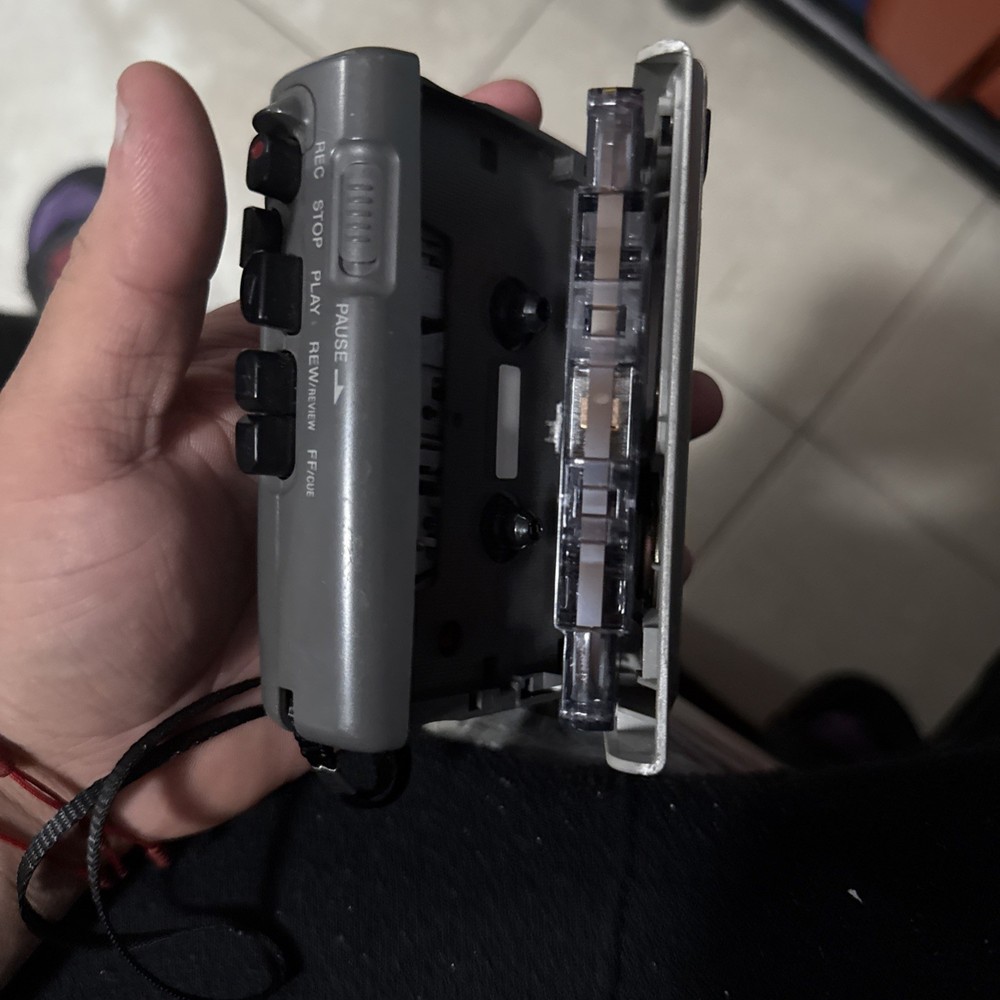 Portable Cassette Player Recorder Used Not Tested Compact Audio Device