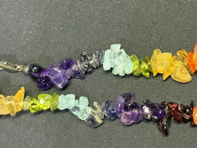 BEAUTIFUL 15 1/2 " CHAKRA NECKLACE