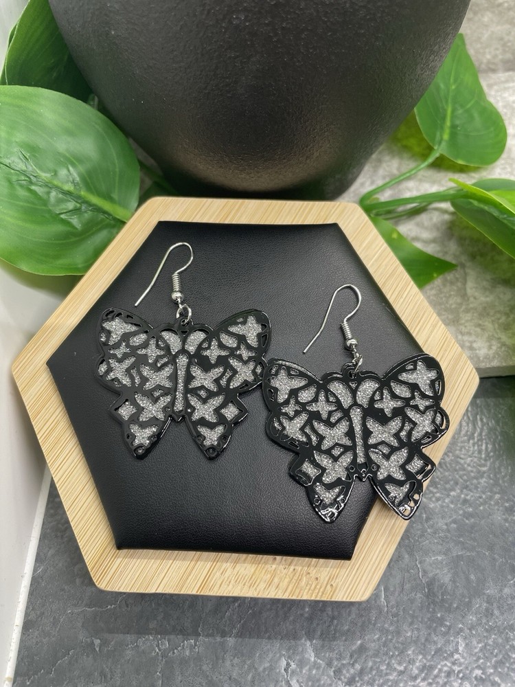2” Silver-tone Lightweight Layered Dangle Earring Set New Free Ship B4132