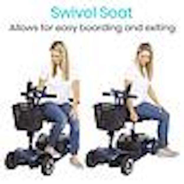 4 Wheel Mobility Scooter - Available in Blue and Silver