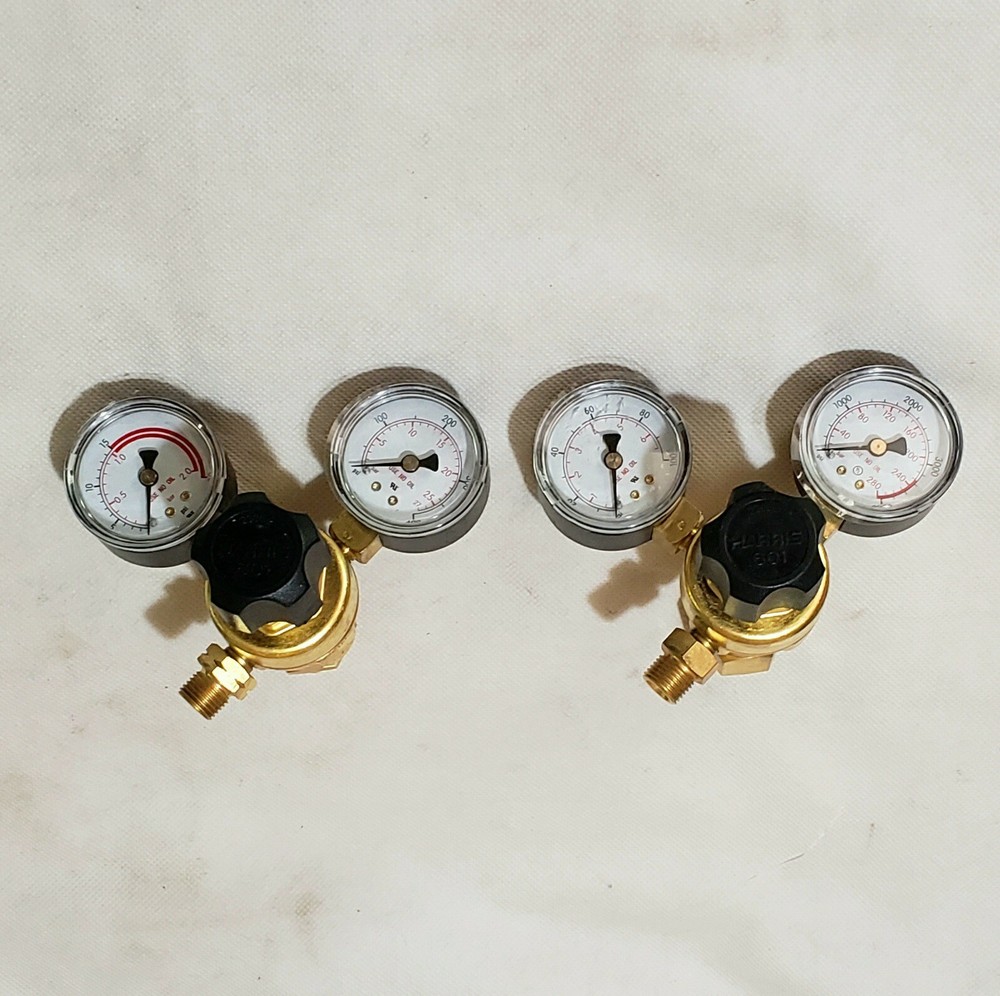 Harris Model 601 Regulator Set Oxygen Acetylene Cutting Welding Torch