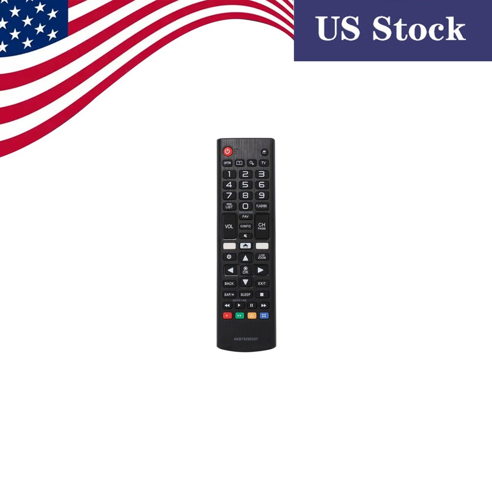 New Replacement Remote Control for LG TV Models AKB75095307