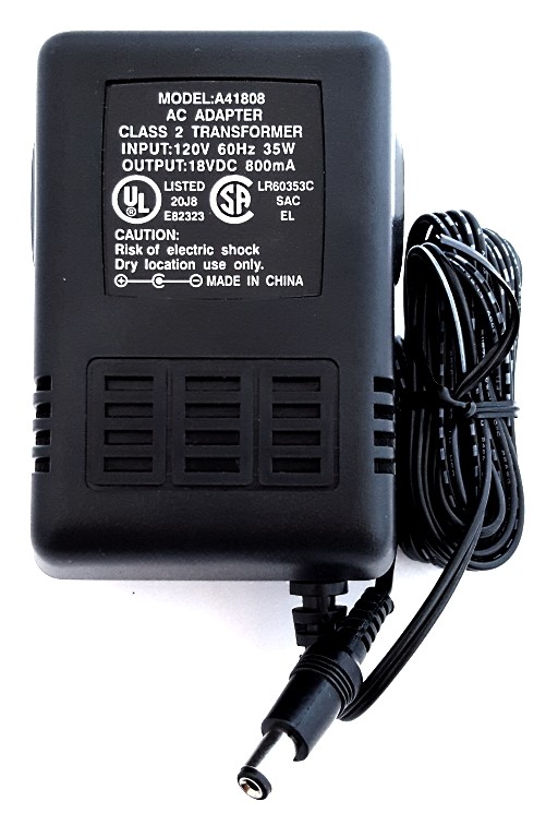 A41808 UNKNOWN A/C ADAPTER CLASS 2 TRANSFORMERS