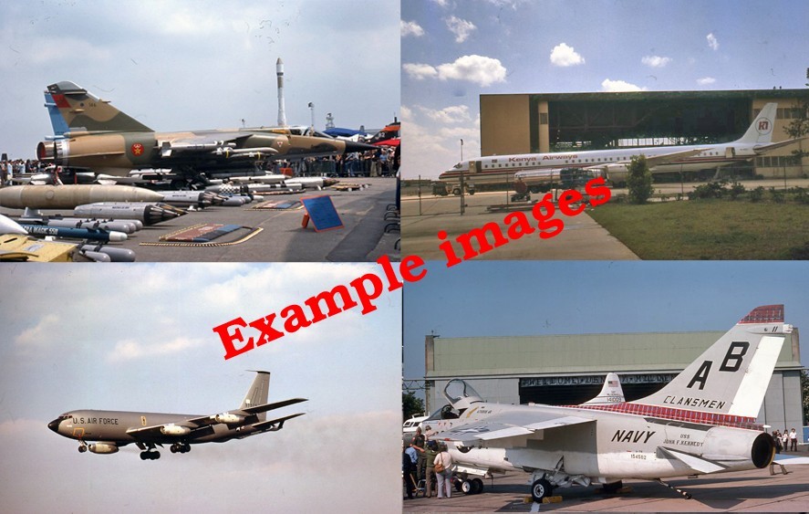 120 Original 35mm Aircraft Slides.