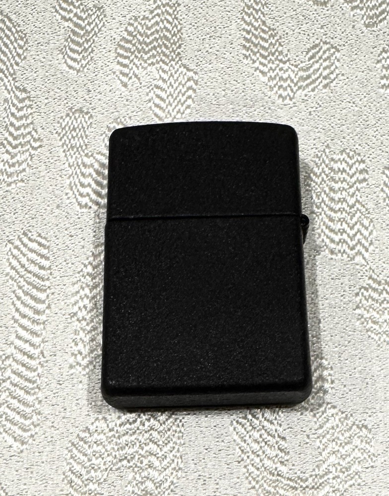 Zippo Windproof Lighter Classic Plain Matte Black Finish