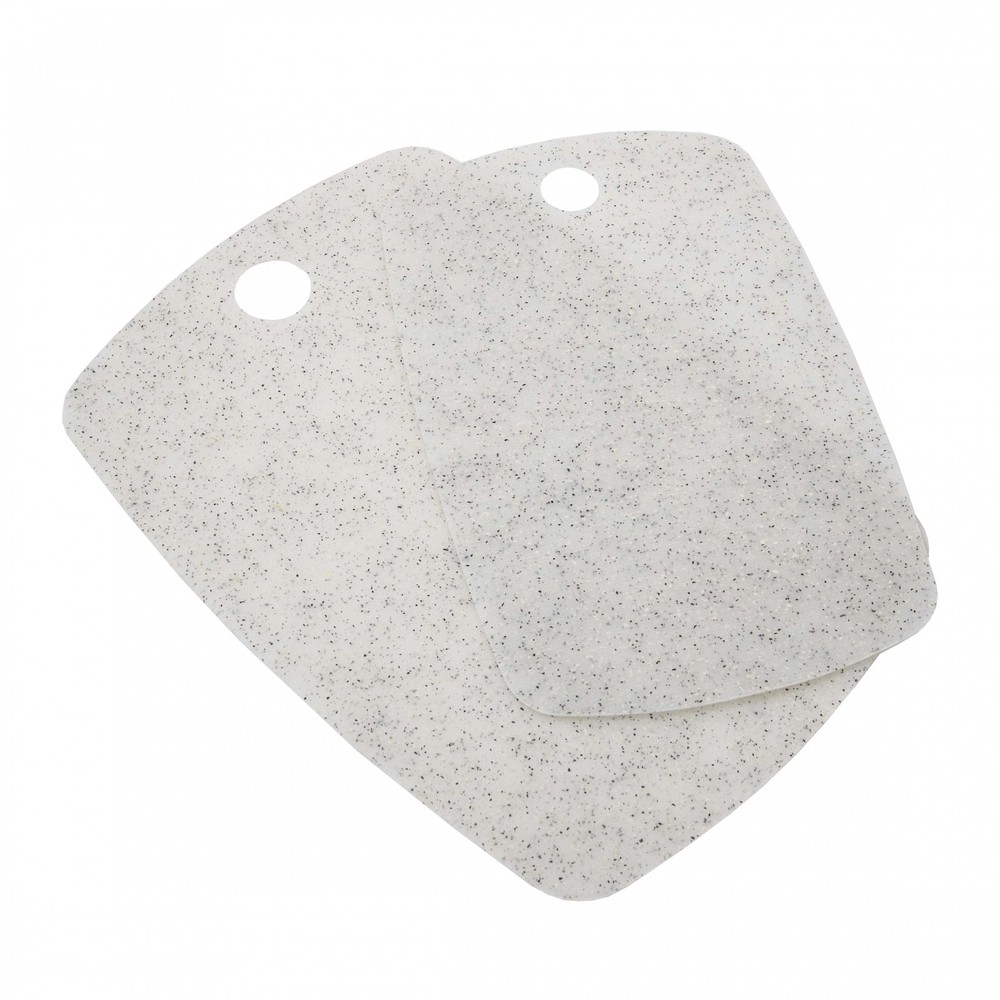 Beille Plastic Kitchen Cutting Board Set Textured Non-slip Surface, Set of 2