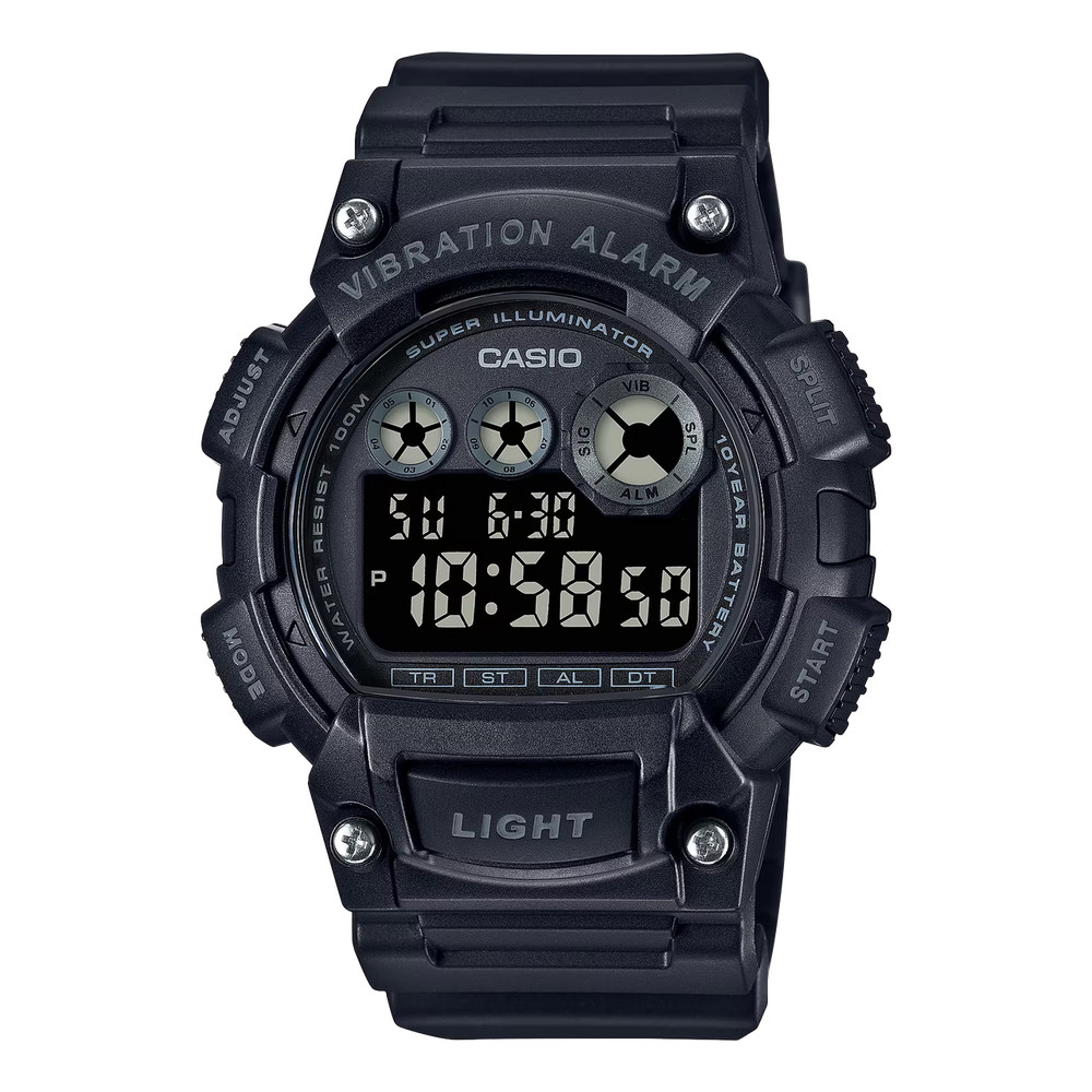 Casio Classic Digital Watch w/ Vibration Alarm & Super Bright Backlight