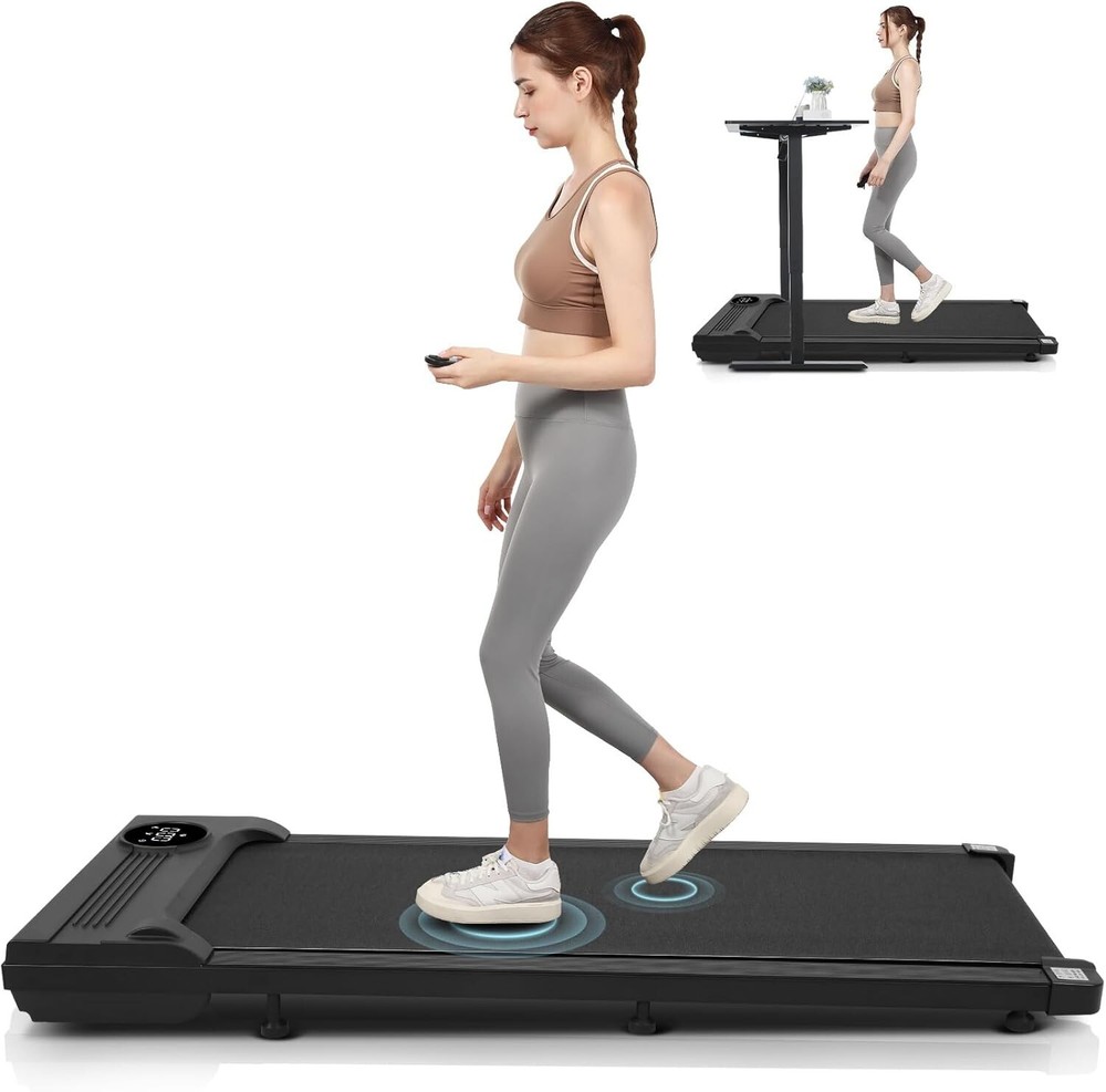 📣Under Desk Treadmill Walking Pad 3.5HP Quiet Walking Pad with Remote Control