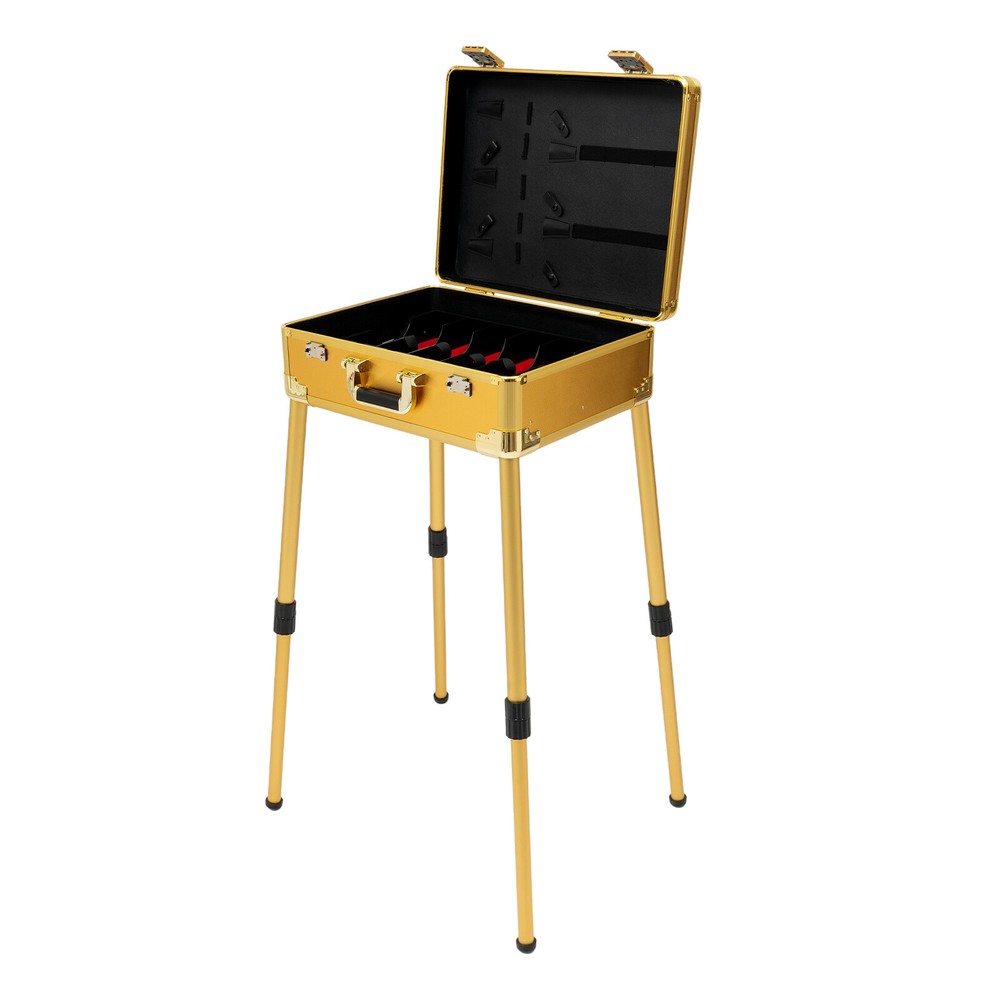 Barber Case Mobile Barber Station Professional Barber Toolbox Adjustable Height