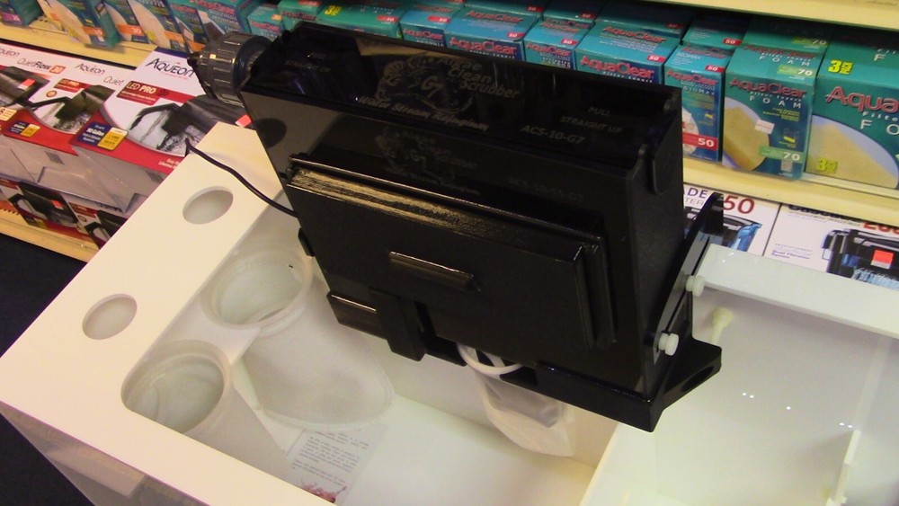 Algae Clean Scrubber Hang on Sump ACS-10-SS-G7 with NEW Algae Flex Screen.