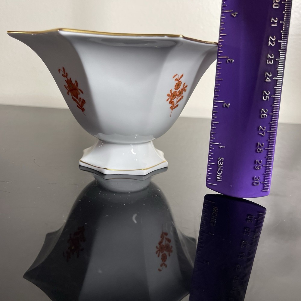 Herend Bouquet Rust 7049 Octagonal 5 1/2" Bowl: MINT