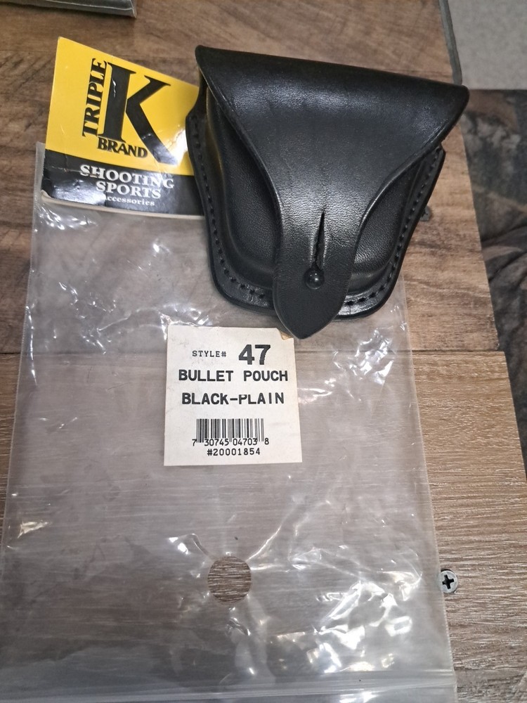 Triple K Leather Bullet Pouch Style 47