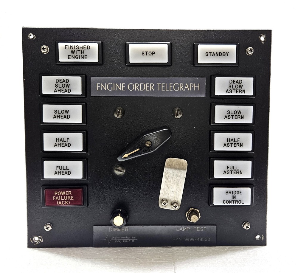 ENGINE MONITOR INC 9999-48530 ENGINE ORDER TELEGRAPH CONTROLLER