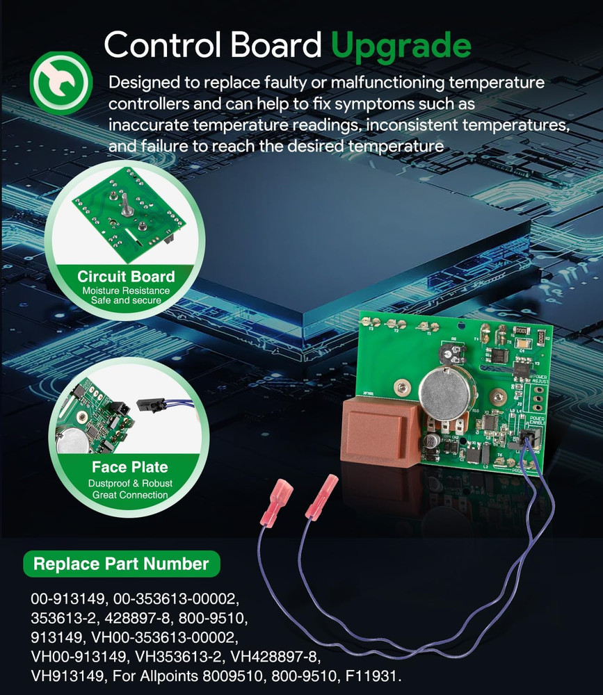 00-913149 NCC Temp Control Board Temperature Controller Kit W/Wire Harness,Repla