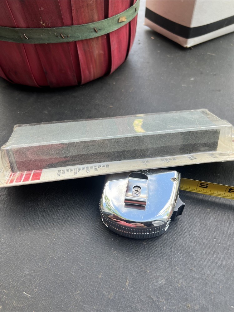 2 Sided 8 Inch Sharpening Stone NOS