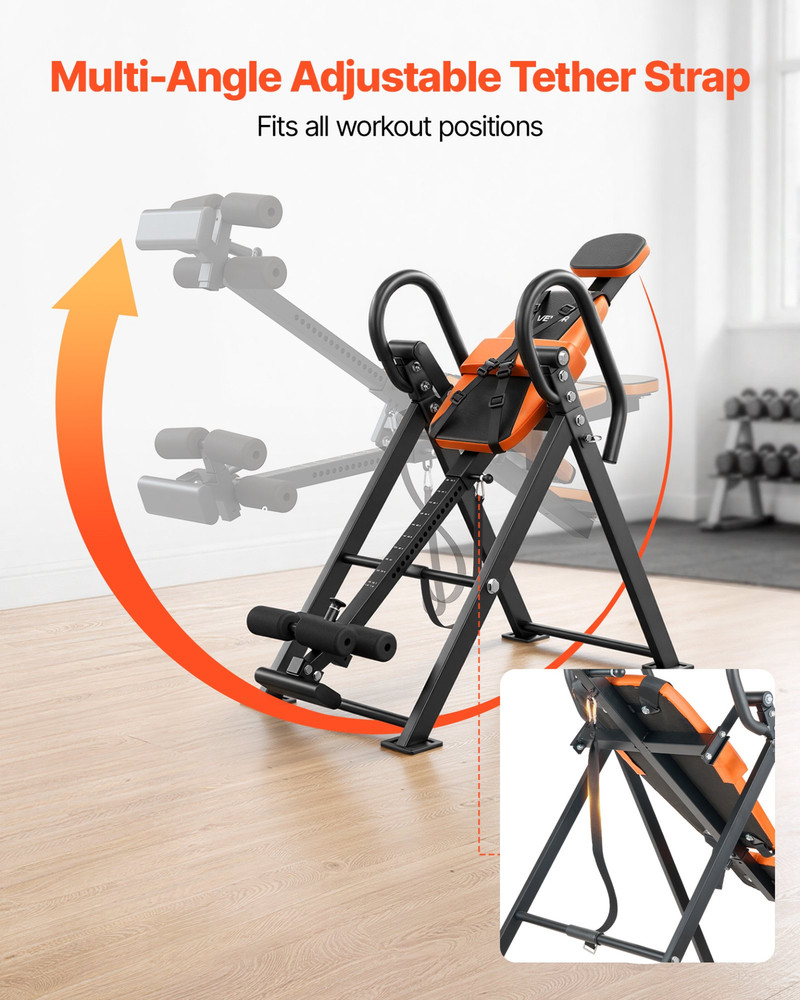 Inversion Table 300lb Capacity Back Stretcher Adjustable Decompression