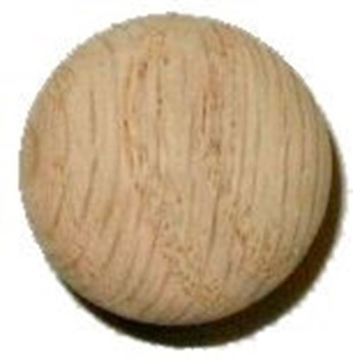 1" Oak Wood Knob