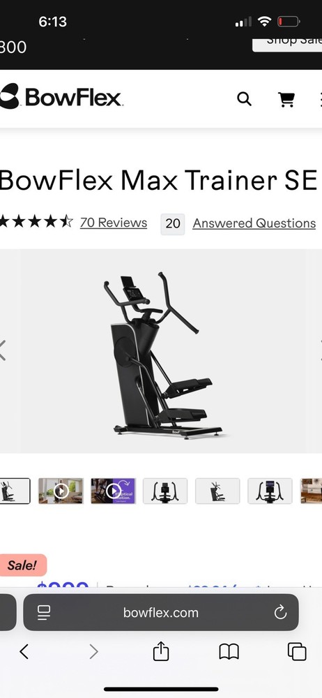 Bowflex Max Trainer M7 Part - Screen