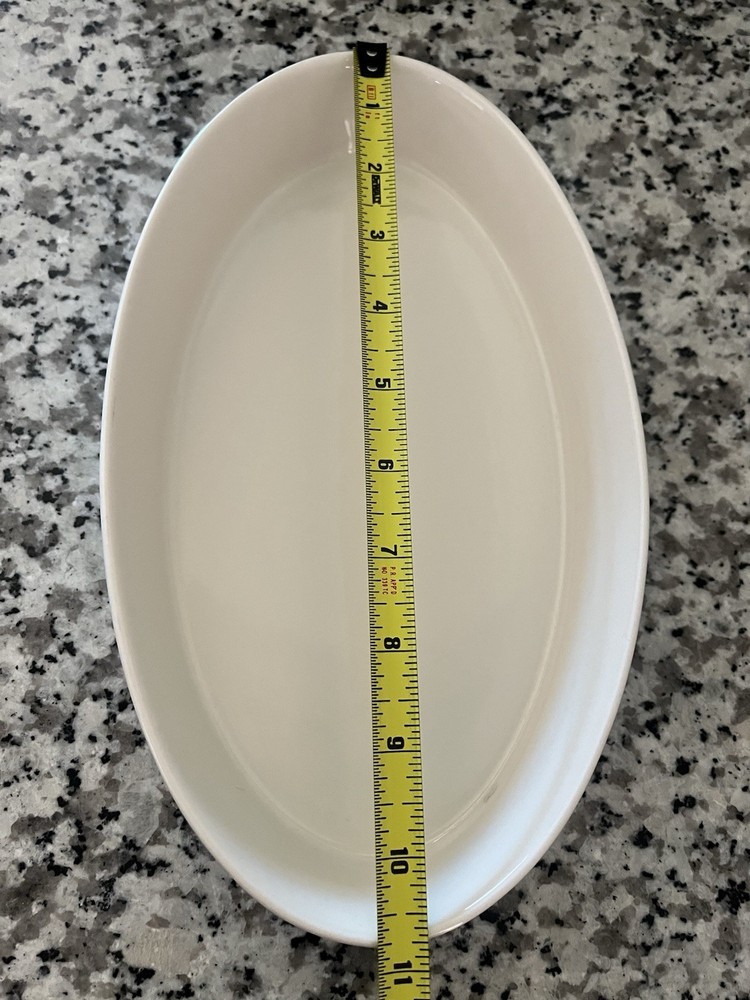 Spode Baking Days Blue & White Polka Dot Ceramic Oval Baker or Serving Dish