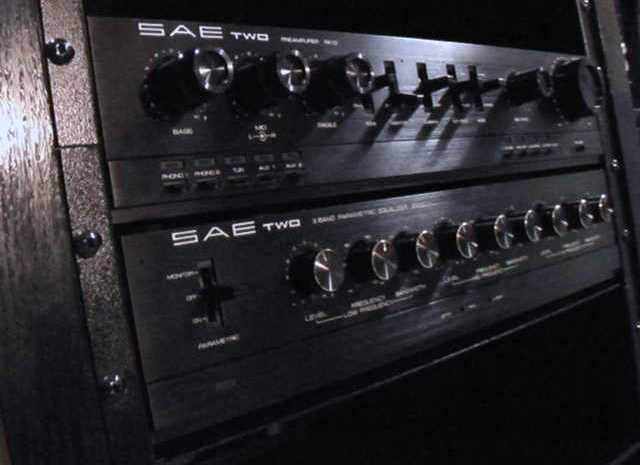 SAE 180 Parametric Equalizer with Wooden Side Panels. Uber Rare!