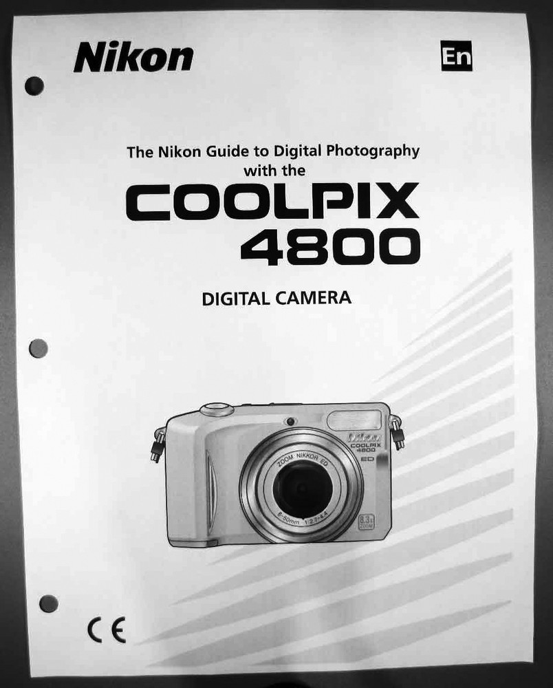 Nikon CoolPix 4800 Digital Camera User Guide Instruction  Manual