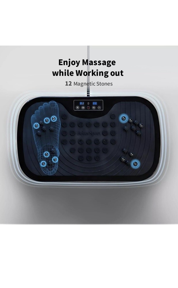 Vibration Plate Exercise Machine, Exercise Equipment for Whole Body, Power Pl...