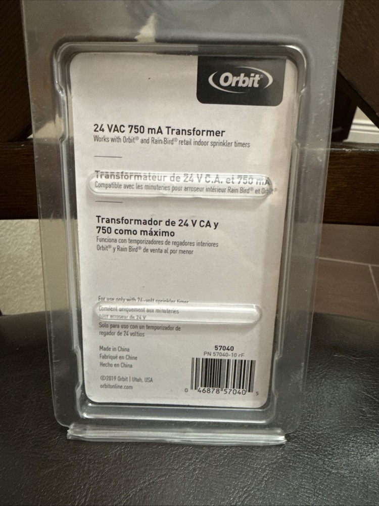 ORBIT 24V Sprinkler System Power Source Transformer HS-AC024V750