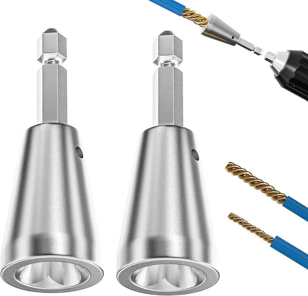 High Efficiency Compact Wire Twisting Tool for Electric Drills – 2 Pack