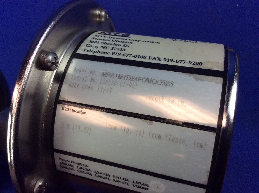 MTS LEVEL PLUS M-SERIES LEVEL SENSOR MRA1M1D24F0M0052S