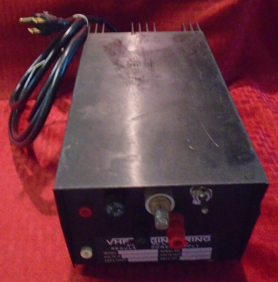VHF Engineering Regulated Power Supply PS-12 TESTED WORKING