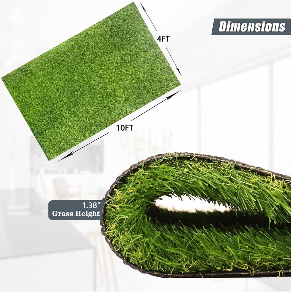 4' x 10' roll Artificial Grass Turf