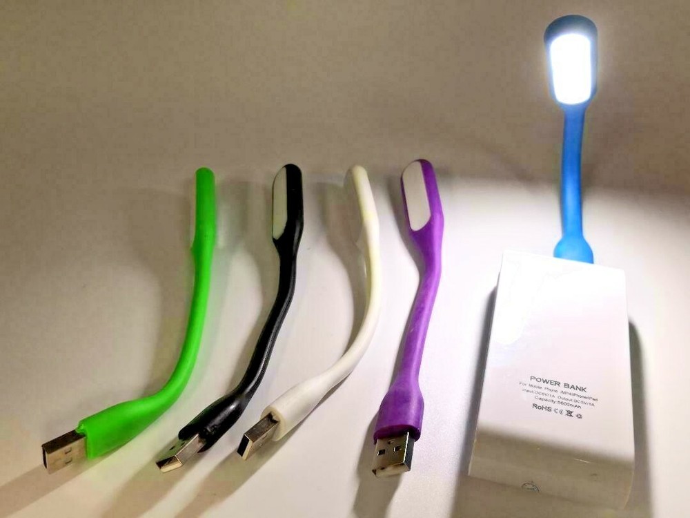 1 Portable Bendable USB LED Light Mini Lamp PC Computer Laptop Reading Night US