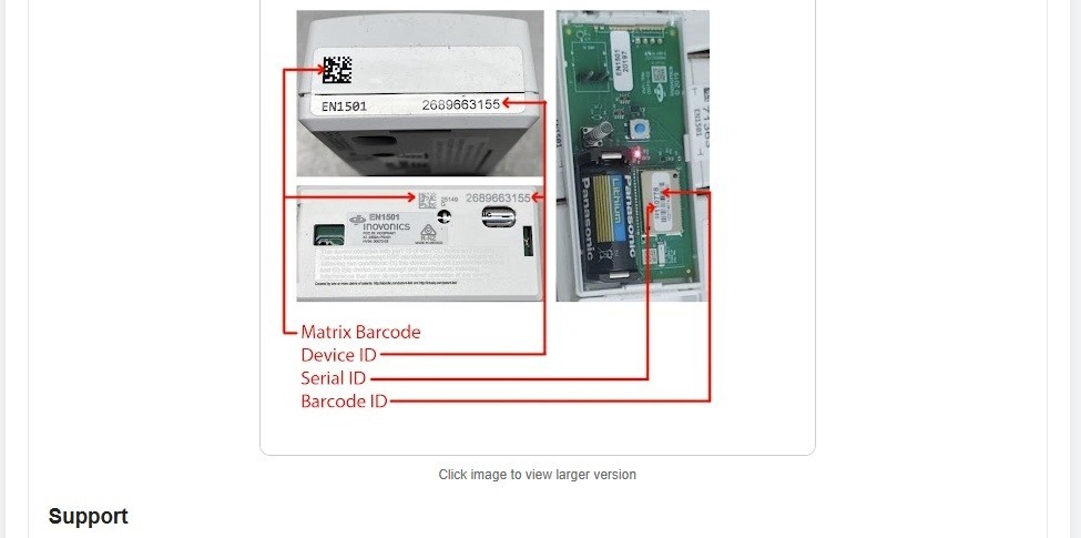 One Inovonics EN1501 Wireless Pulse Transmitter – Includes ID Tool APP