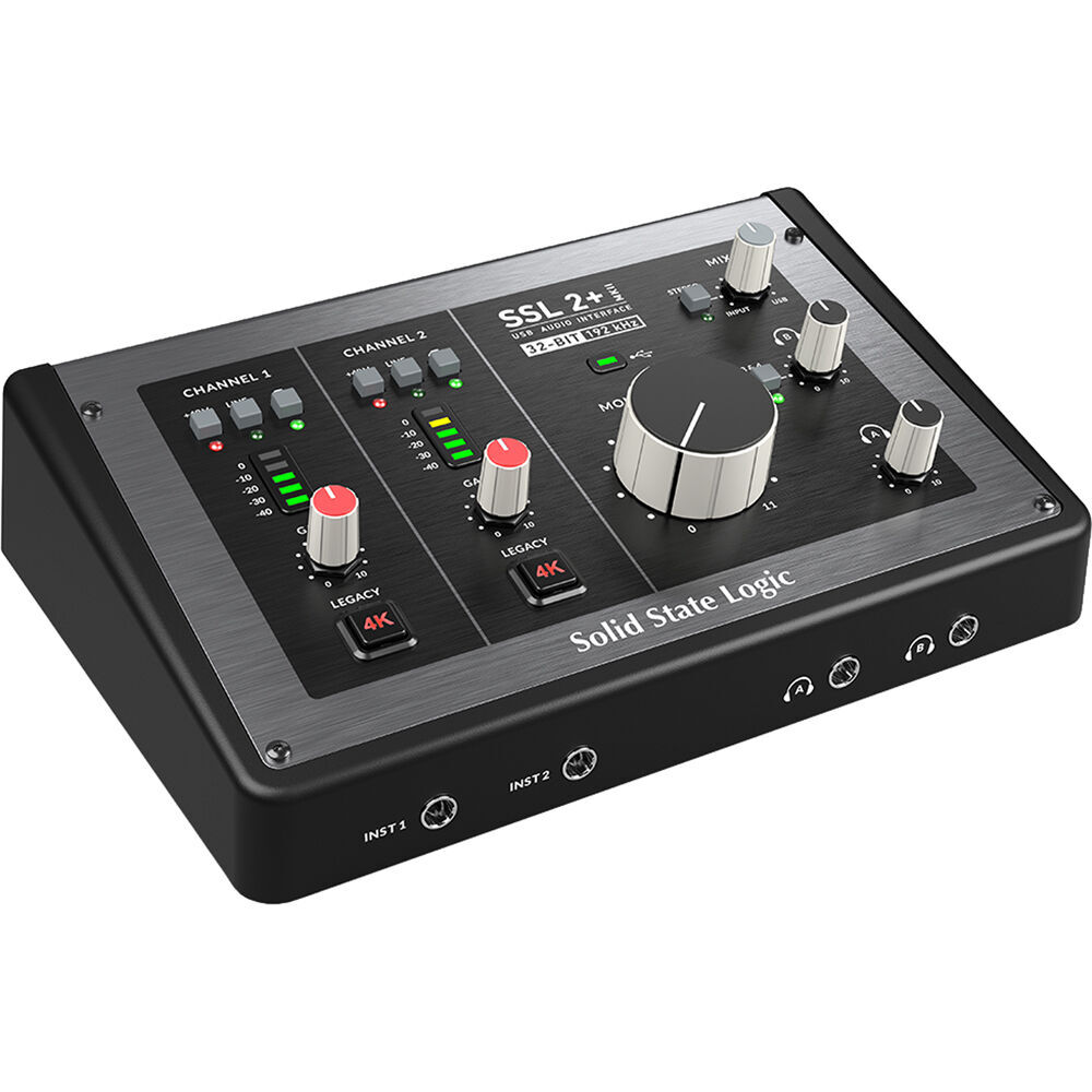 Solid State Logic SSL2+ MKII 2x4 USB-C Audio Interface