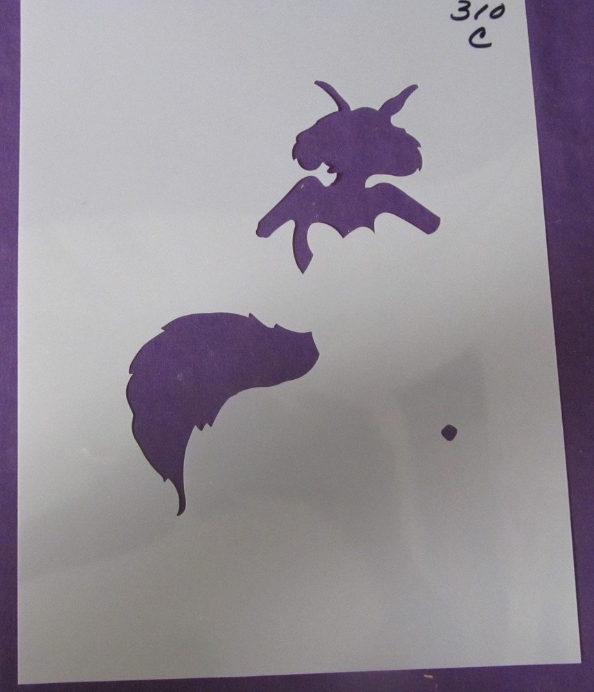 Cake Decorating and Craft Stencil Foxy Momma