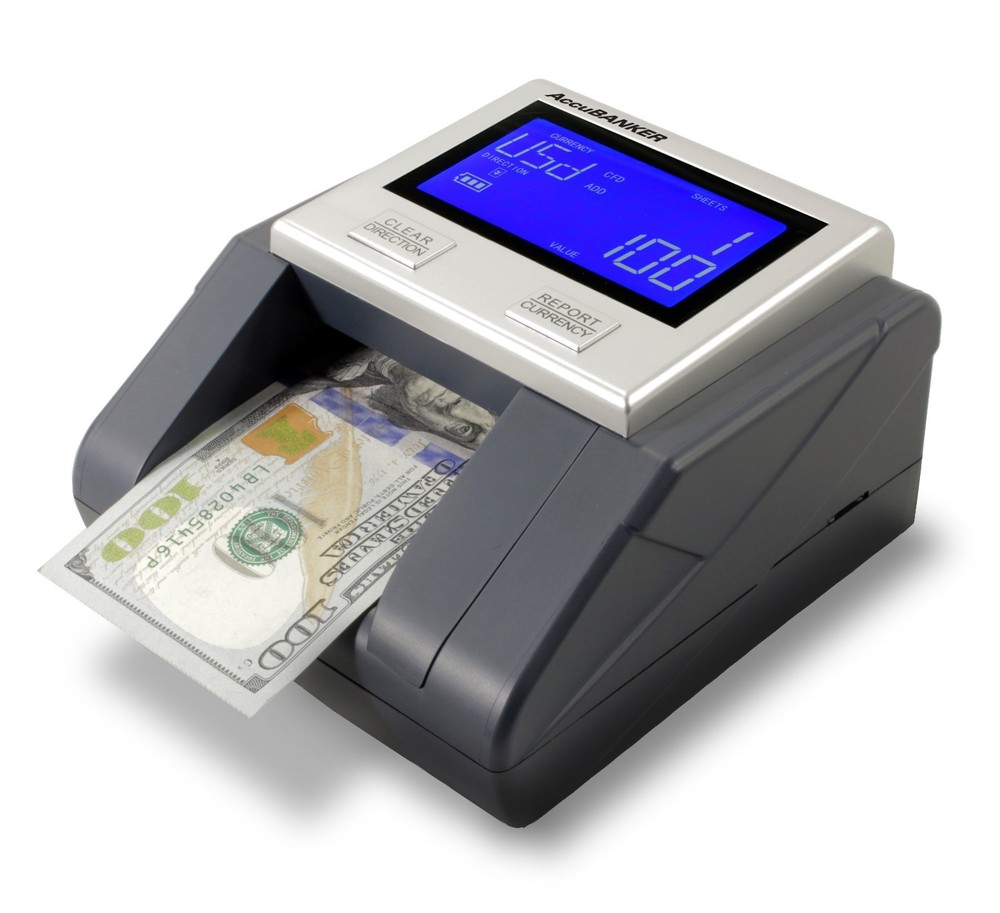 AccuBanker D585 4-Way Counterfeit Bill Detector
