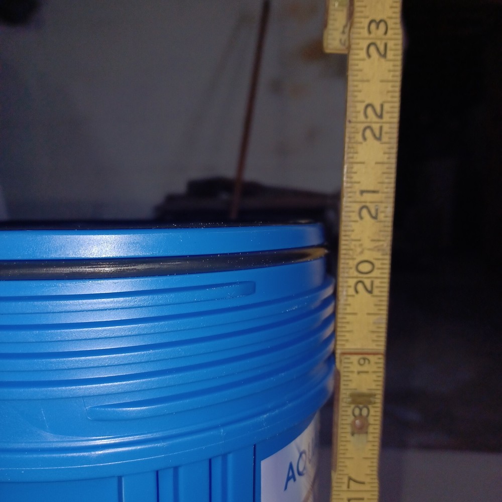 20" Aqua Flo Full-Flow Whole House Water Filtration System w Mounting Bracket