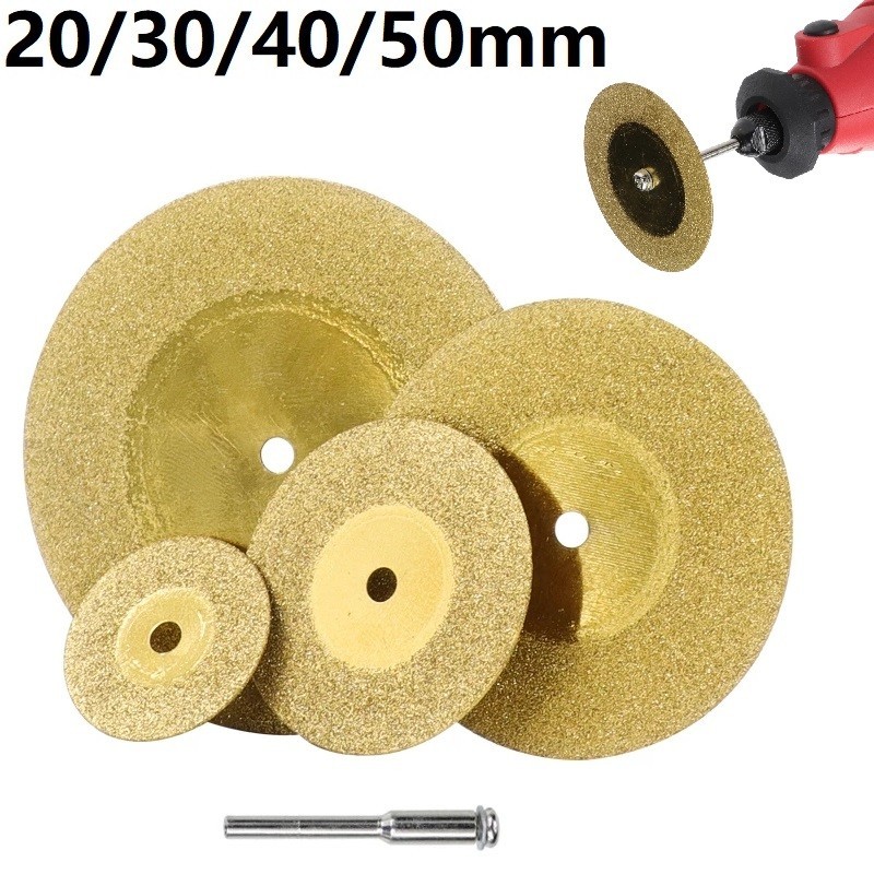 Multi Purpose Mini Diamond Cutting Discs 5pcs Set for Rotary Tools TiN Coated