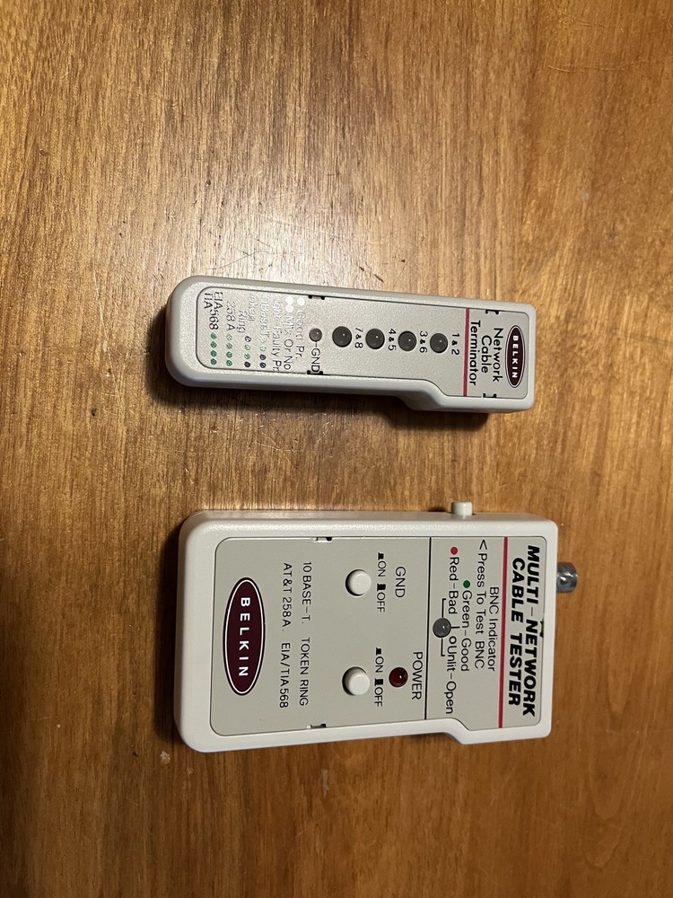 Belkin Multi-Network Cable Tester & Network Cable Terminator