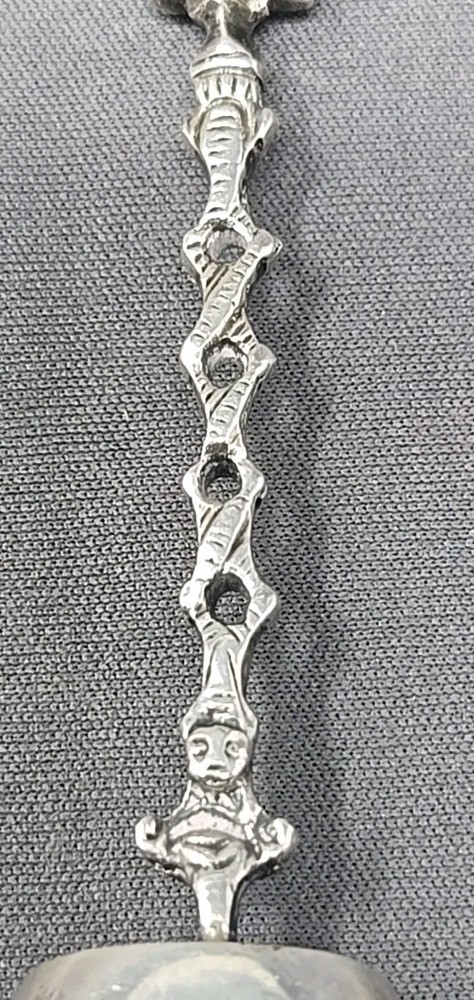 Antique Dutch 833 Silver Figural Windmill Spoon C. 1901