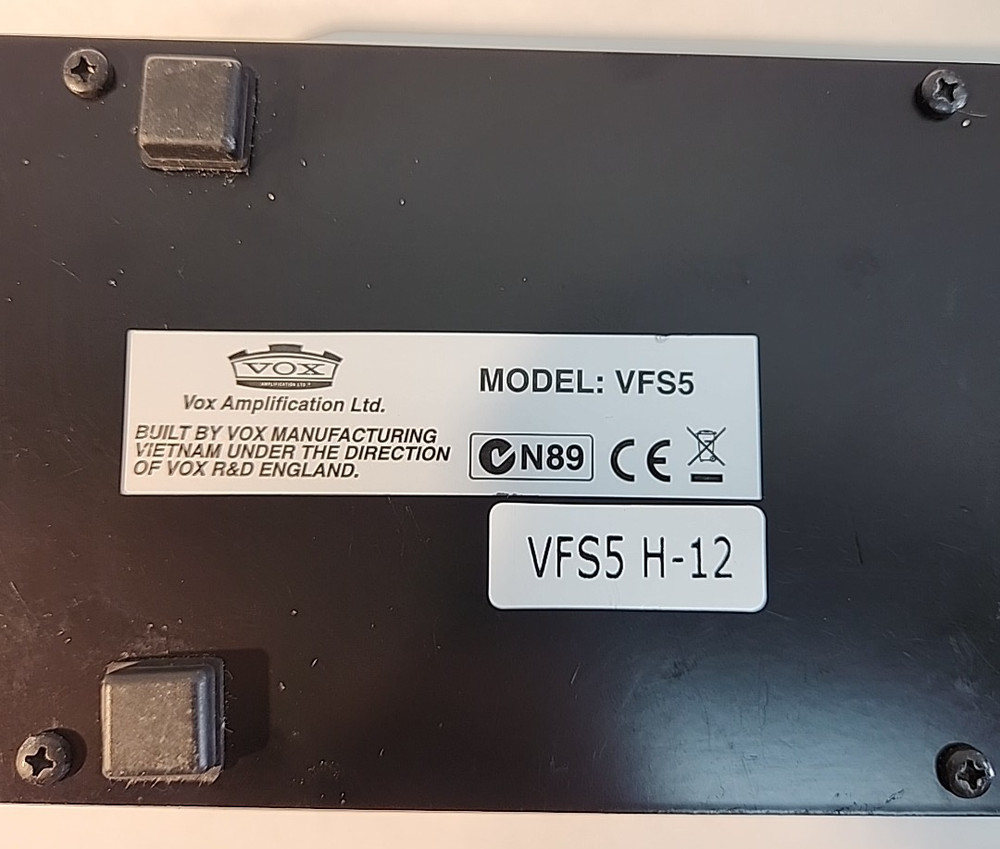 Vox VFS5 5-Button Footswitch LN