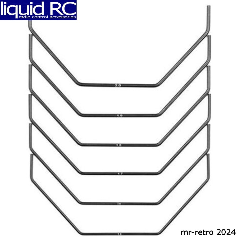 Associated 92552 RC10b84 Anti-Roll Bar Set