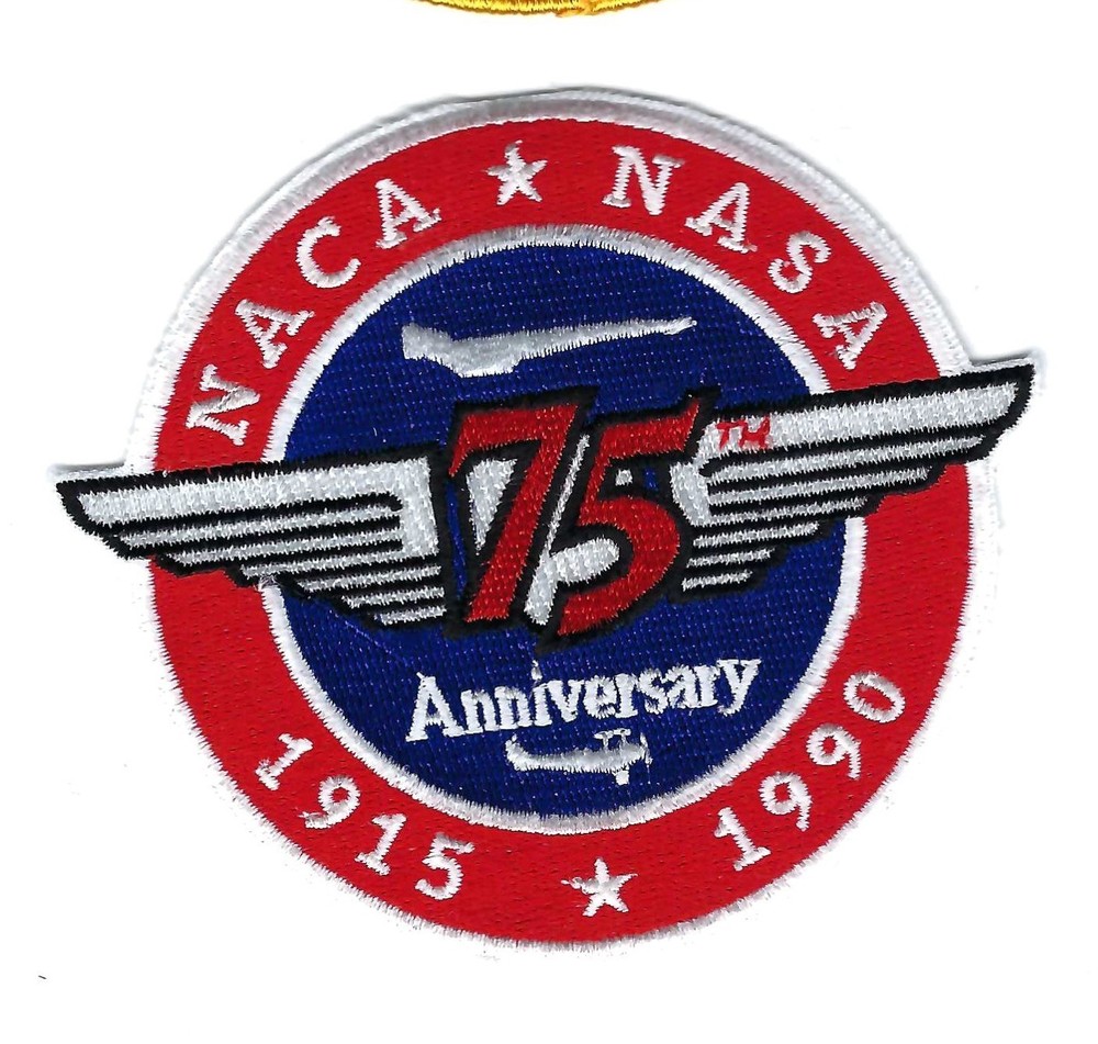 PATCH NASA NACA 75TH ANNIVERSARY 1915-1990        JP-2