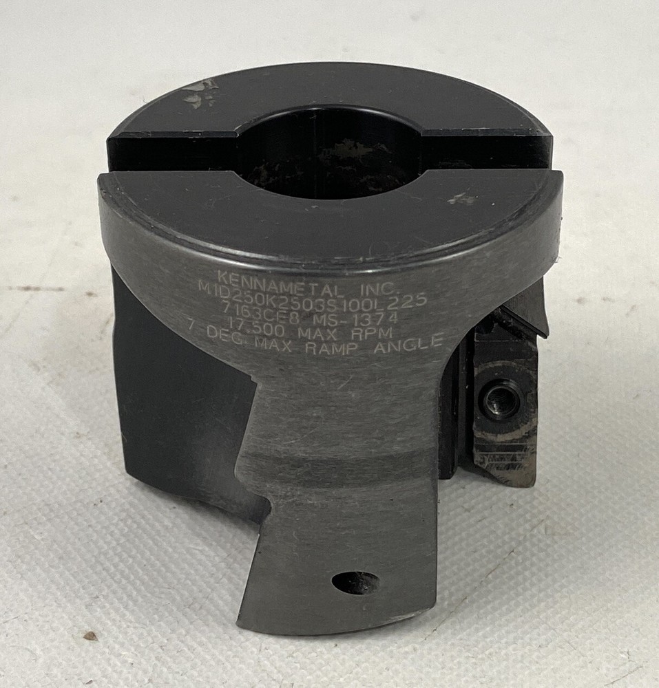 ☀️Kennametal 2-1/2" Dia. Indexable Face Milling Cutter 2.5", Coolant Through